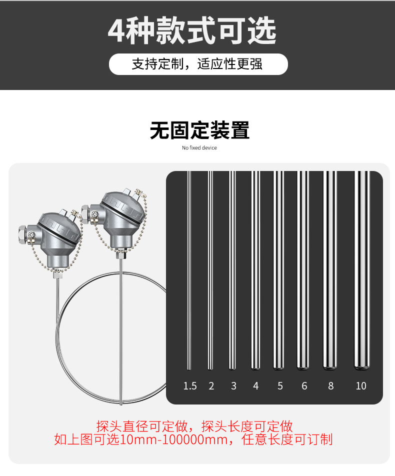 鎧裝熱電偶-阻10_http://www.radeberger.com.cn_溫度儀表_第7張